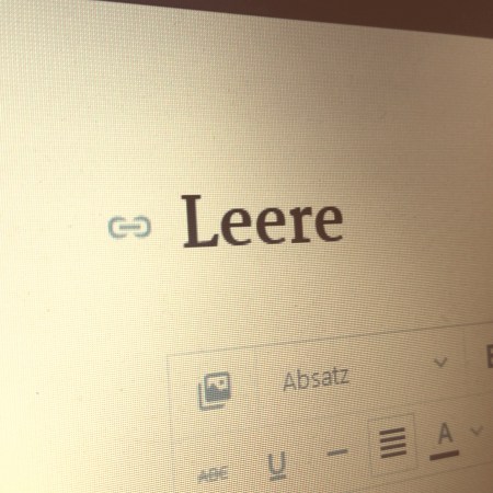 Leere Text