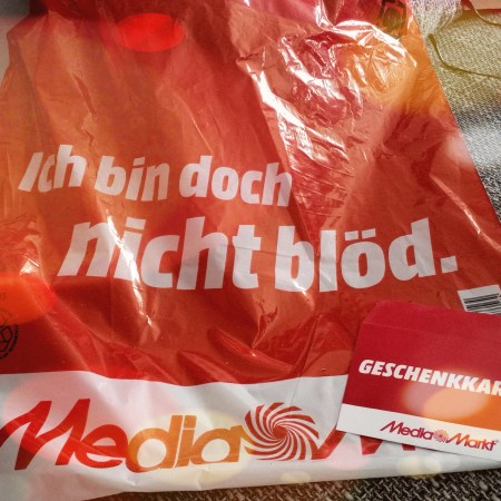 Mediamarkt-Tüte - Ich bin doch nicht blöd